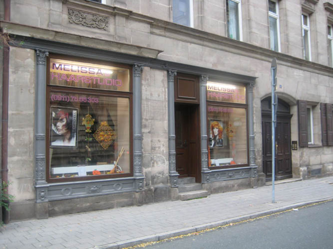 Melissa's Haarstudio Fürth Außenansicht